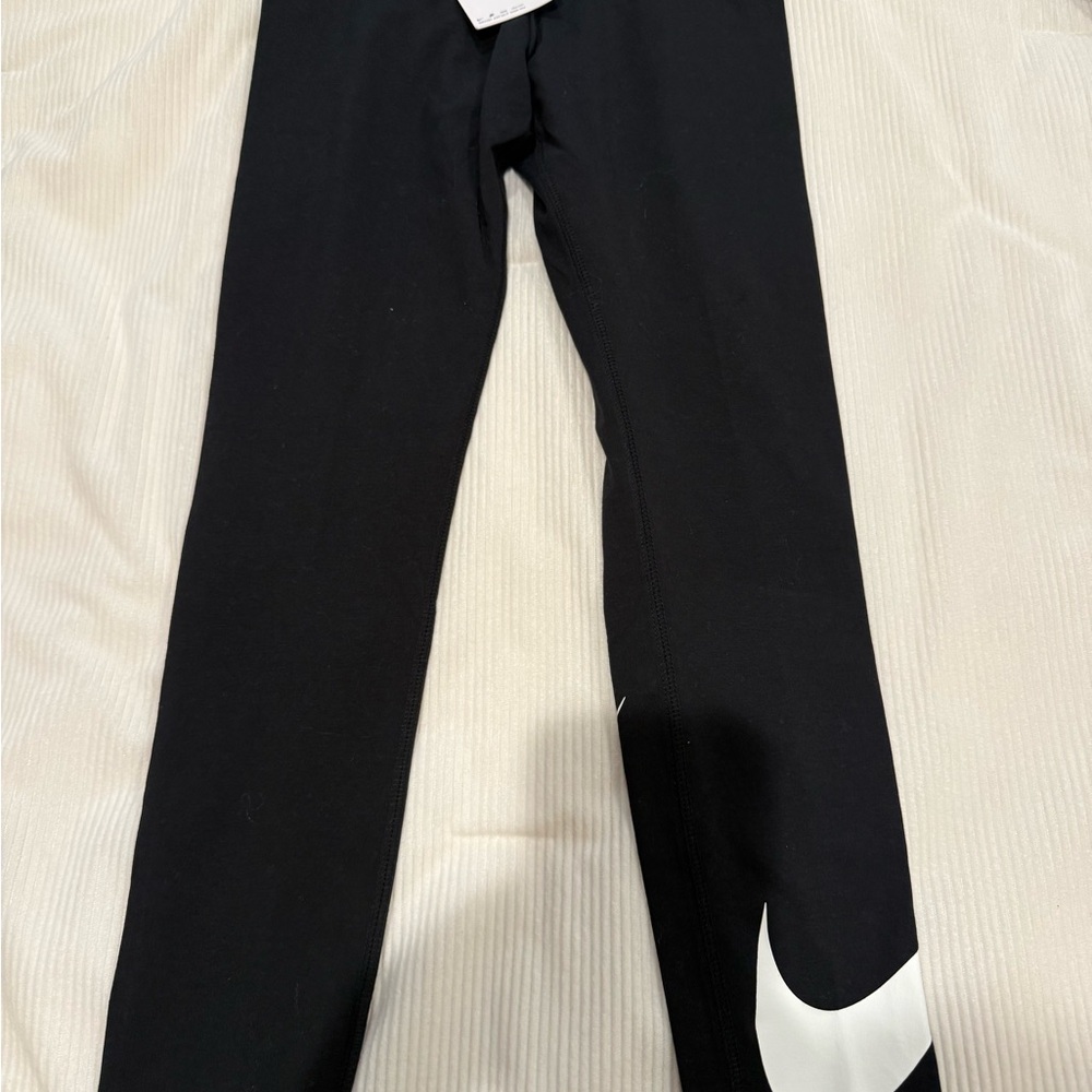 Nike Kids Black and White Leggings
